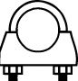 WALKER 82303 Clamp, exhaust system